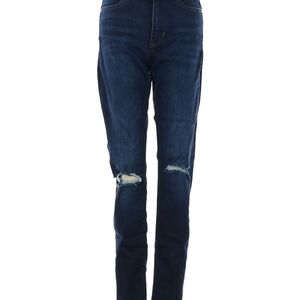 Banana Republic jeans leggings, dark blue, distresses, 25in waist